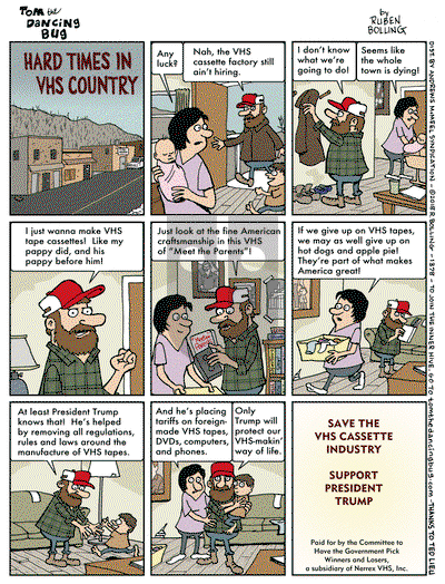 Tom the Dancing Bug on Monday March 5, 2018 Comic Strip
