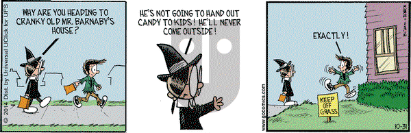 Grand Avenue on Friday October 31, 2014 Comic Strip