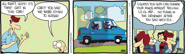 The Buckets on Friday August 7, 2015 Comic Strip