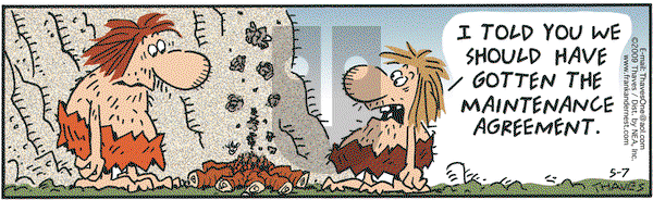 Frank and Ernest on Thursday May 7, 2009 Comic Strip