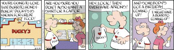 Drabble on Thursday August 4, 2016 Comic Strip
