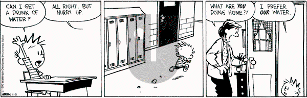 Calvin and Hobbes on Thursday April 9, 2015 Comic Strip