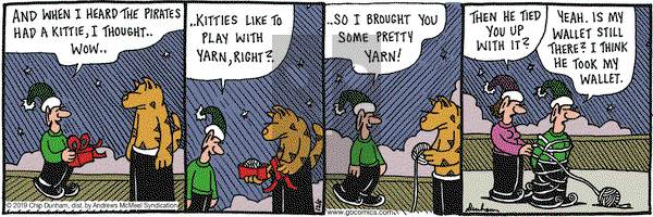 Overboard on Friday December 6, 2019 Comic Strip