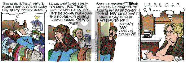 For Better or For Worse on Wednesday October 8, 2003 Comic Strip