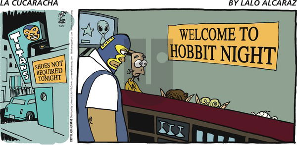 La Cucaracha on Sunday January 27, 2013 Comic Strip