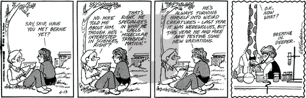 Doonesbury on Sunday April 21, 1974 Comic Strip