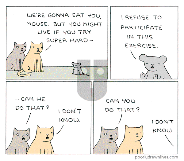 Poorly Drawn Lines on Monday April 8, 2019 Comic Strip