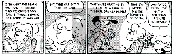 FoxTrot on Friday February 27, 1998 Comic Strip