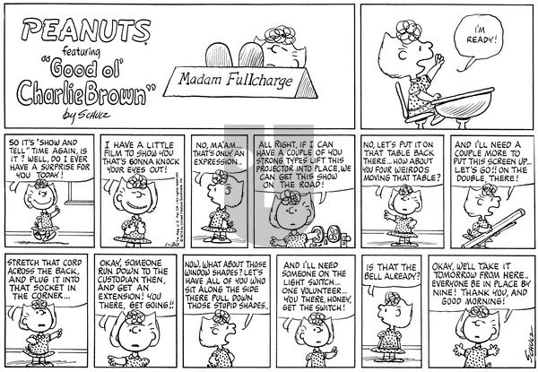 Peanuts on Sunday January 20, 1974 Comic Strip