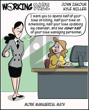 Working Daze on Wednesday July 23, 2003 Comic Strip