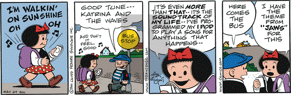 Nancy on Tuesday May 24, 2011 Comic Strip
