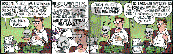 Monty on Friday October 23, 2020 Comic Strip