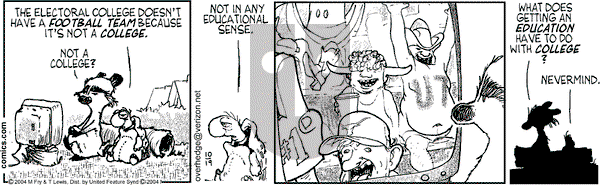Over the Hedge on Tuesday October 19, 2004 Comic Strip