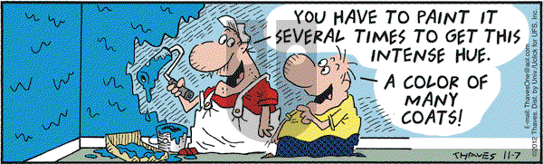 Frank and Ernest on Wednesday November 7, 2012 Comic Strip