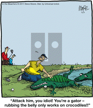 In the Bleachers on Thursday January 27, 2011 Comic Strip