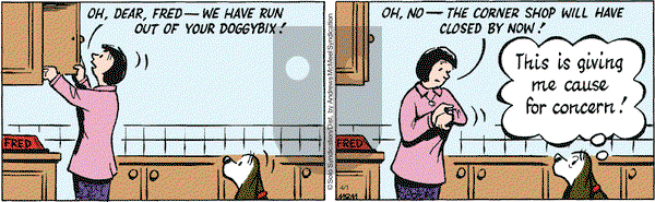 Fred Basset on Thursday April 1, 2021 Comic Strip