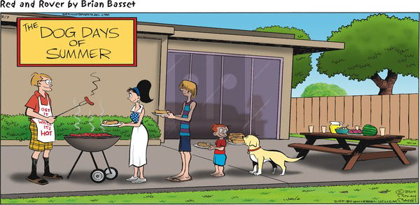 Red and Rover on Sunday August 3, 2014 Comic Strip