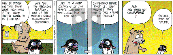 Get Fuzzy on Friday November 16, 2007 Comic Strip