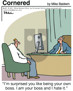 Cornered on Monday June 27, 2011 Comic Strip