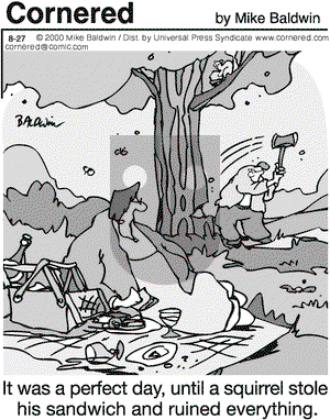 Cornered on Wednesday August 27, 2008 Comic Strip