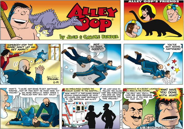 Alley Oop on Sunday June 14, 2009 Comic Strip