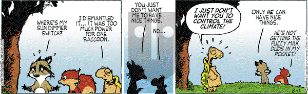 Over the Hedge on Friday August 1, 2014 Comic Strip