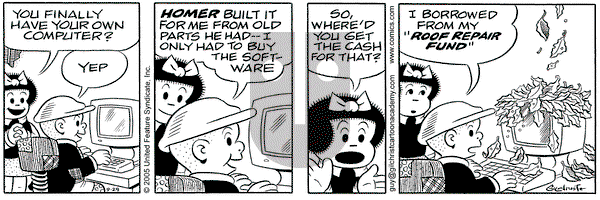 Nancy on Thursday September 29, 2005 Comic Strip