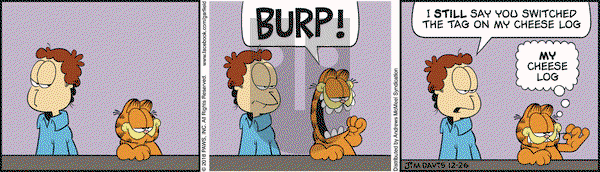 Garfield on Wednesday December 26, 2018 Comic Strip