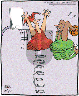 In the Bleachers on Wednesday May 9, 2018 Comic Strip
