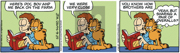 Garfield on Tuesday September 25, 2007 Comic Strip