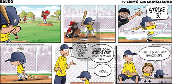 Baldo on Sunday April 22, 2018 Comic Strip