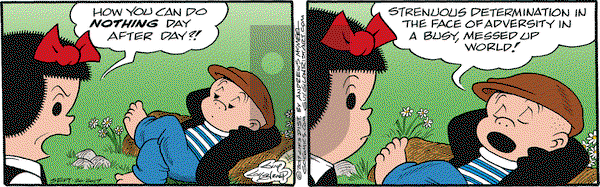 Nancy on Wednesday September 20, 2017 Comic Strip