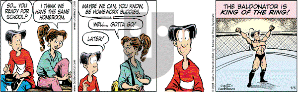 Baldo - Wednesday September 5, 2001 Comic Strip