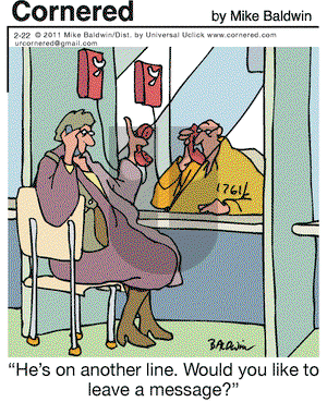 Cornered on Tuesday February 22, 2011 Comic Strip