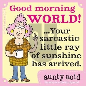 Aunty Acid on Monday March 28, 2016 Comic Strip
