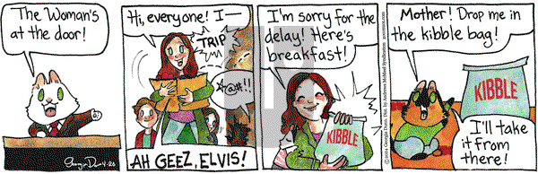 Breaking Cat News - Saturday April 20, 2024 Comic Strip