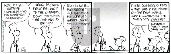 Barkeater Lake on Tuesday August 14, 2012 Comic Strip