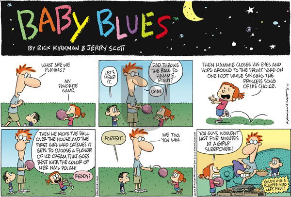 Baby Blues on Sunday August 17, 2014 Comic Strip