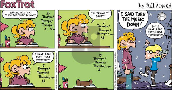 FoxTrot on Sunday February 21, 2021 Comic Strip