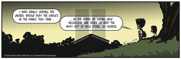 The Boondocks on Monday May 19, 2003 Comic Strip