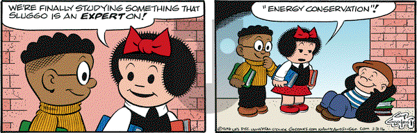 Nancy on Thursday March 31, 2016 Comic Strip
