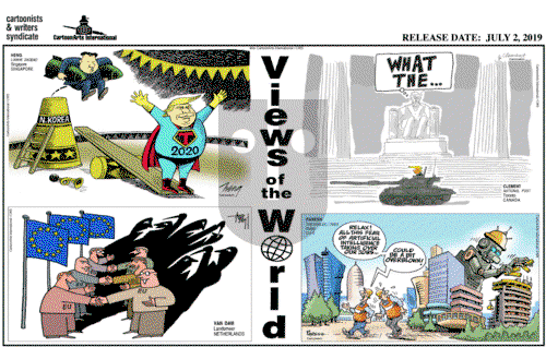 Views of the World on Tuesday July 2, 2019 Comic Strip