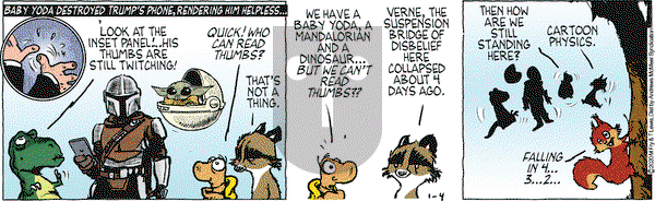 Over the Hedge on Saturday January 4, 2020 Comic Strip