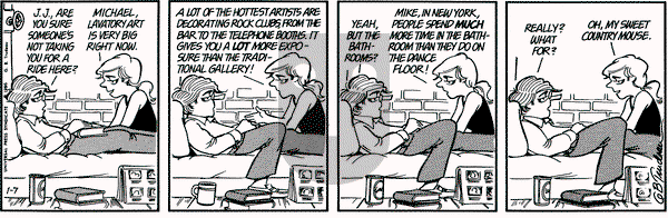Doonesbury on Tuesday January 7, 1986 Comic Strip