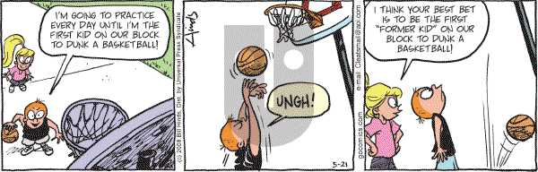 Cleats - Wednesday May 21, 2008 Comic Strip