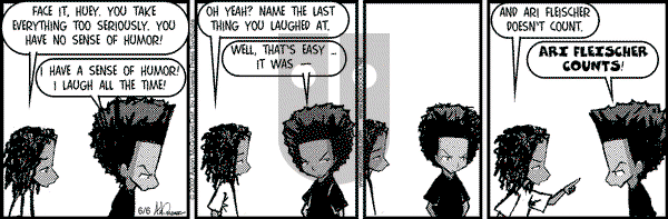 The Boondocks on Thursday March 20, 2025 Comic Strip
