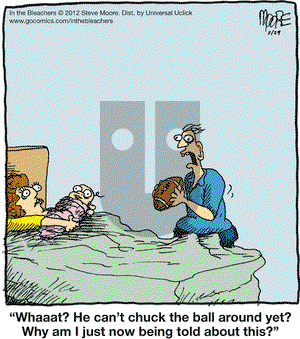 In the Bleachers - Wednesday February 29, 2012 Comic Strip