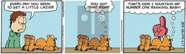 Garfield on Tuesday March 17, 2009 Comic Strip