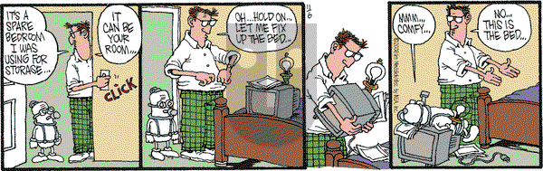 Monty on Monday January 5, 2009 Comic Strip