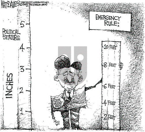 Matt Davies on Wednesday November 14, 2007 Comic Strip